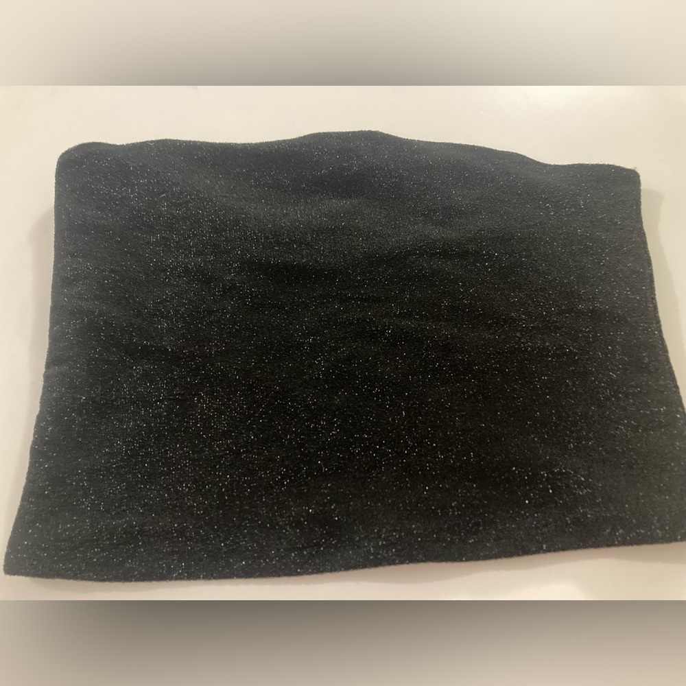 Black Sparkly Tube Top